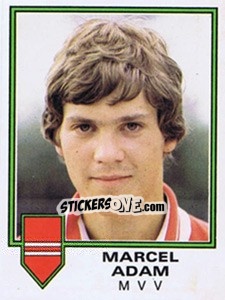 Figurina Marcel Adam - Voetbal 1980-1981 - Panini