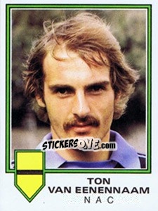 Figurina Ton van Eenennaam - Voetbal 1980-1981 - Panini