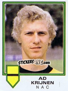 Figurina Ad Krijnen - Voetbal 1980-1981 - Panini