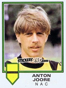 Sticker Anton Joore - Voetbal 1980-1981 - Panini