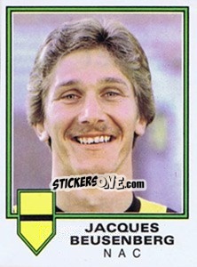 Figurina Jacques Beusenberg - Voetbal 1980-1981 - Panini