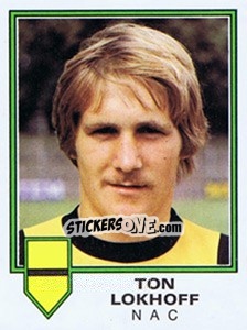 Sticker Ton Lokhoff - Voetbal 1980-1981 - Panini