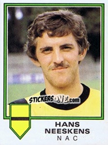 Sticker Hans Neeskens - Voetbal 1980-1981 - Panini