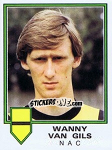 Sticker Wanny van Gils - Voetbal 1980-1981 - Panini