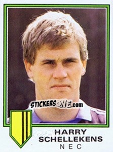 Sticker Harry Schellekens - Voetbal 1980-1981 - Panini