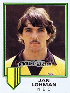 Sticker Jan Lohman - Voetbal 1980-1981 n. 174 - Panini