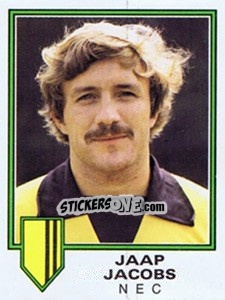 Sticker Jaap Jacobs - Voetbal 1980-1981 n. 176 - Panini