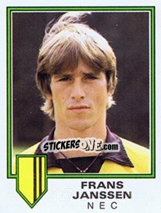 Cromo Frans Janssen - Voetbal 1980-1981 - Panini