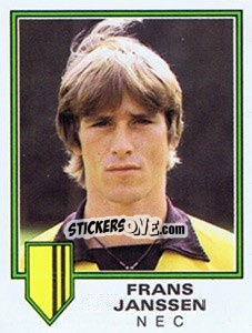 Sticker Frans Janssen - Voetbal 1980-1981 n. 177 - Panini