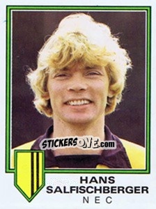 Sticker Hans Salfischberger - Voetbal 1980-1981 n. 179 - Panini