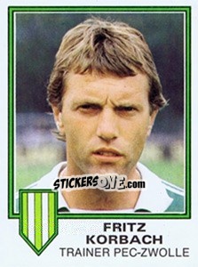 Sticker Fritz Korbach - Voetbal 1980-1981 n. 184 - Panini