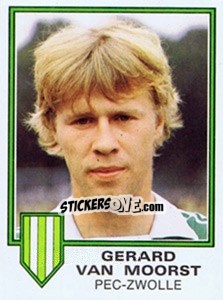 Sticker Gerard van Moorst - Voetbal 1980-1981 n. 188 - Panini