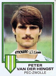 Sticker Peter van der Hengst - Voetbal 1980-1981 n. 194 - Panini