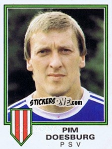 Sticker Pim Doesburg - Voetbal 1980-1981 - Panini