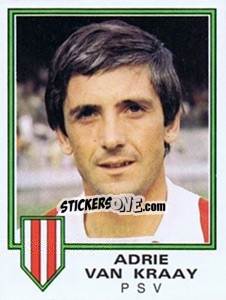 Sticker Adrie van Kraay - Voetbal 1980-1981 - Panini