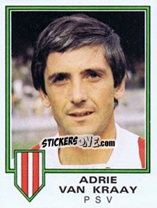 Sticker Adrie van Kraay - Voetbal 1980-1981 n. 205 - Panini