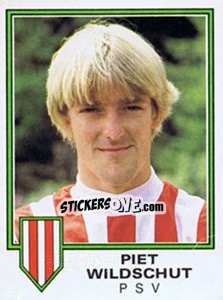 Sticker Piet Wildschut - Voetbal 1980-1981 n. 207 - Panini