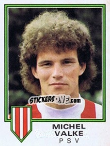 Sticker Michel Valke - Voetbal 1980-1981 - Panini