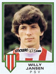 Sticker Willy Jansen - Voetbal 1980-1981 - Panini