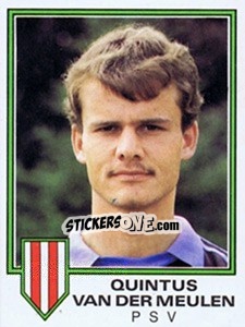 Cromo Quintus van der Meulen - Voetbal 1980-1981 - Panini
