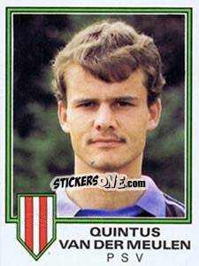Sticker Quintus van der Meulen - Voetbal 1980-1981 n. 216 - Panini