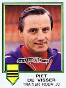 Sticker Piet De Visser - Voetbal 1980-1981 - Panini