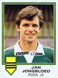 Sticker Jan Jongbloed - Voetbal 1980-1981 - Panini