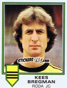 Cromo Kees Bergman - Voetbal 1980-1981 - Panini