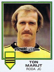 Figurina Ton Marijt - Voetbal 1980-1981 - Panini