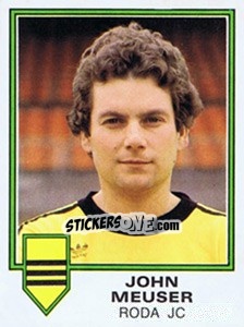 Sticker John Meuser - Voetbal 1980-1981 - Panini