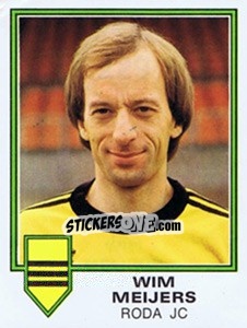 Sticker Wim Meijers - Voetbal 1980-1981 - Panini