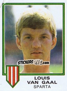 Figurina Louis van Gaal - Voetbal 1980-1981 - Panini