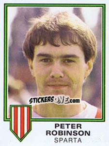 Sticker Peter Robinson - Voetbal 1980-1981 - Panini