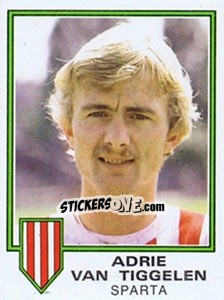 Figurina Adrie van Tiggelen - Voetbal 1980-1981 - Panini