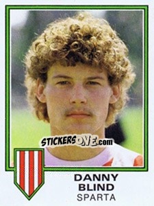 Sticker Danny Blind - Voetbal 1980-1981 - Panini