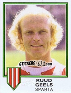 Cromo Ruud Geels - Voetbal 1980-1981 - Panini