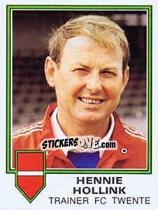 Sticker Hennie Hollink - Voetbal 1980-1981 - Panini