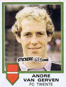 Sticker Andre van gerven - Voetbal 1980-1981 n. 257 - Panini