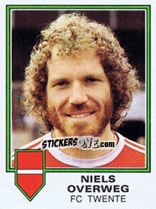 Sticker Niels Overweg - Voetbal 1980-1981 n. 260 - Panini