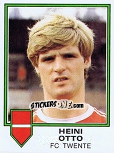 Figurina Heini Otto - Voetbal 1980-1981 - Panini