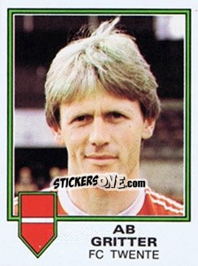Sticker Ab Gritter - Voetbal 1980-1981 - Panini