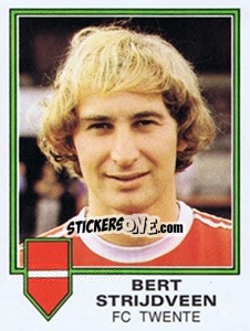 Sticker Bert Strijdveen - Voetbal 1980-1981 - Panini