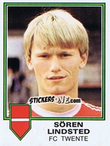 Sticker Soren Lindsted - Voetbal 1980-1981 - Panini