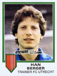 Sticker Han Berger - Voetbal 1980-1981 - Panini