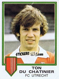 Sticker Ton du Chatinier - Voetbal 1980-1981 - Panini