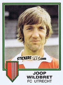 Sticker Joop Wildbret - Voetbal 1980-1981 - Panini