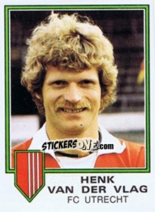 Cromo Henk van der Vlag - Voetbal 1980-1981 - Panini