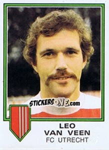 Sticker Leo van Veen - Voetbal 1980-1981 - Panini