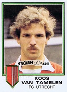 Cromo Koos van Tamelen - Voetbal 1980-1981 - Panini