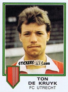 Sticker Ton de Kruyk - Voetbal 1980-1981 n. 287 - Panini